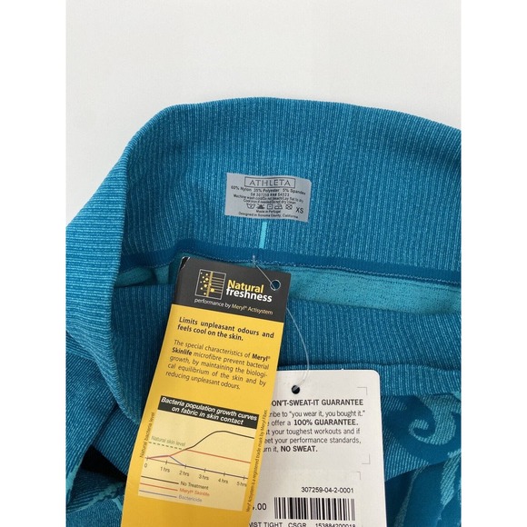Athleta Twist Tight Green XS NWT - Picture 3 of 3